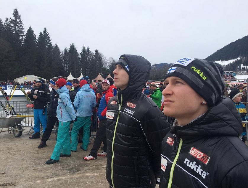 Sebastian Klinga ja Ville Larinto kilpailevat viikonvaihteessa Sapporossa. Sami Niemi täydentää trion.